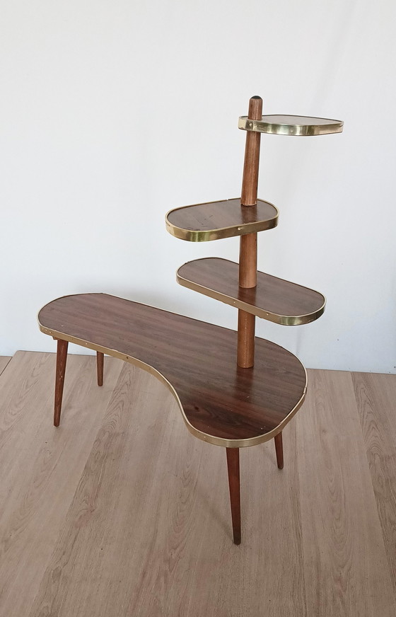 Image 1 of Large 1960s plant table with four tiers