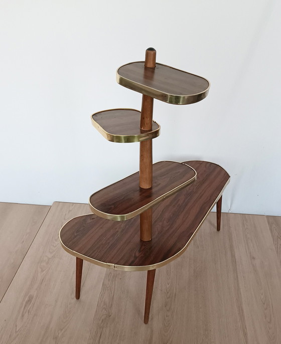 Image 1 of Large 1960s plant table with four tiers