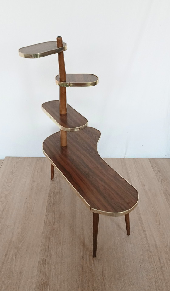 Image 1 of Large 1960s plant table with four tiers