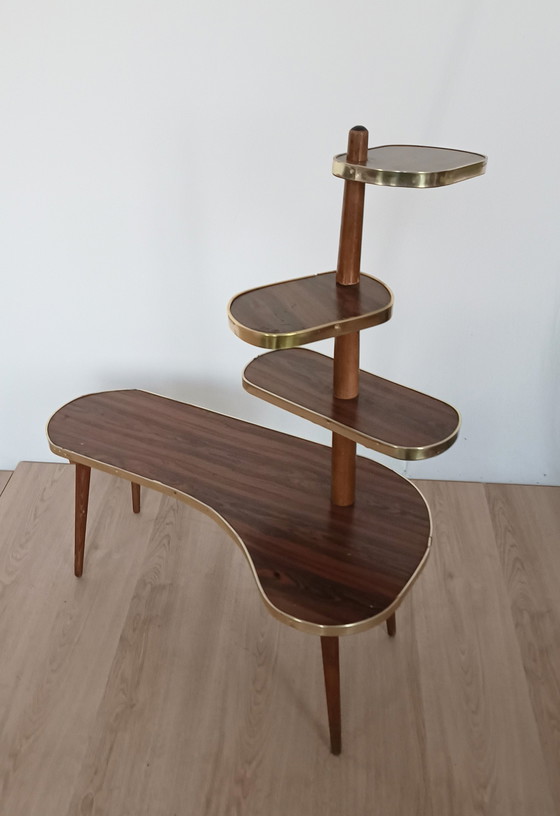 Image 1 of Large 1960s plant table with four tiers