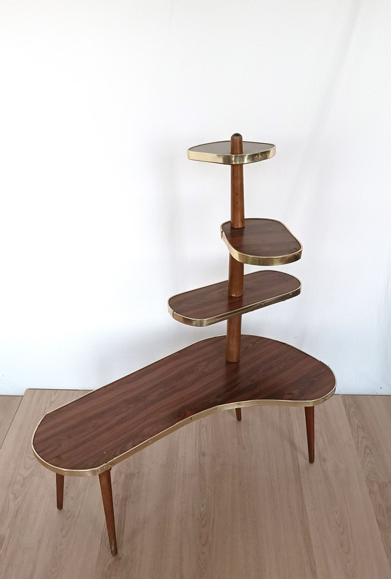 Image 1 of Large 1960s plant table with four tiers