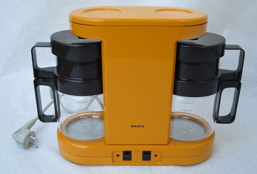 Krups double 2-compartment coffee machine 269 Orange