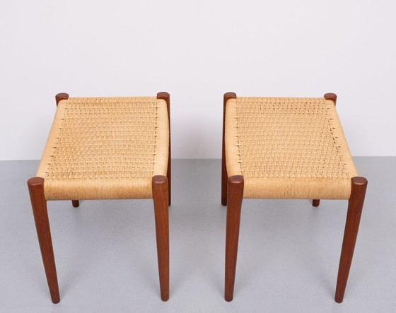 Image 1 of Niels Otto Møller Model 80A Stools Denmark 1960