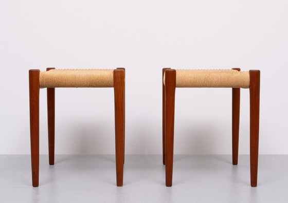 Image 1 of Niels Otto Møller Model 80A Stools Denmark 1960