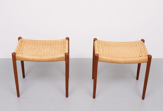 Image 1 of Niels Otto Møller Model 80A Stools Denmark 1960