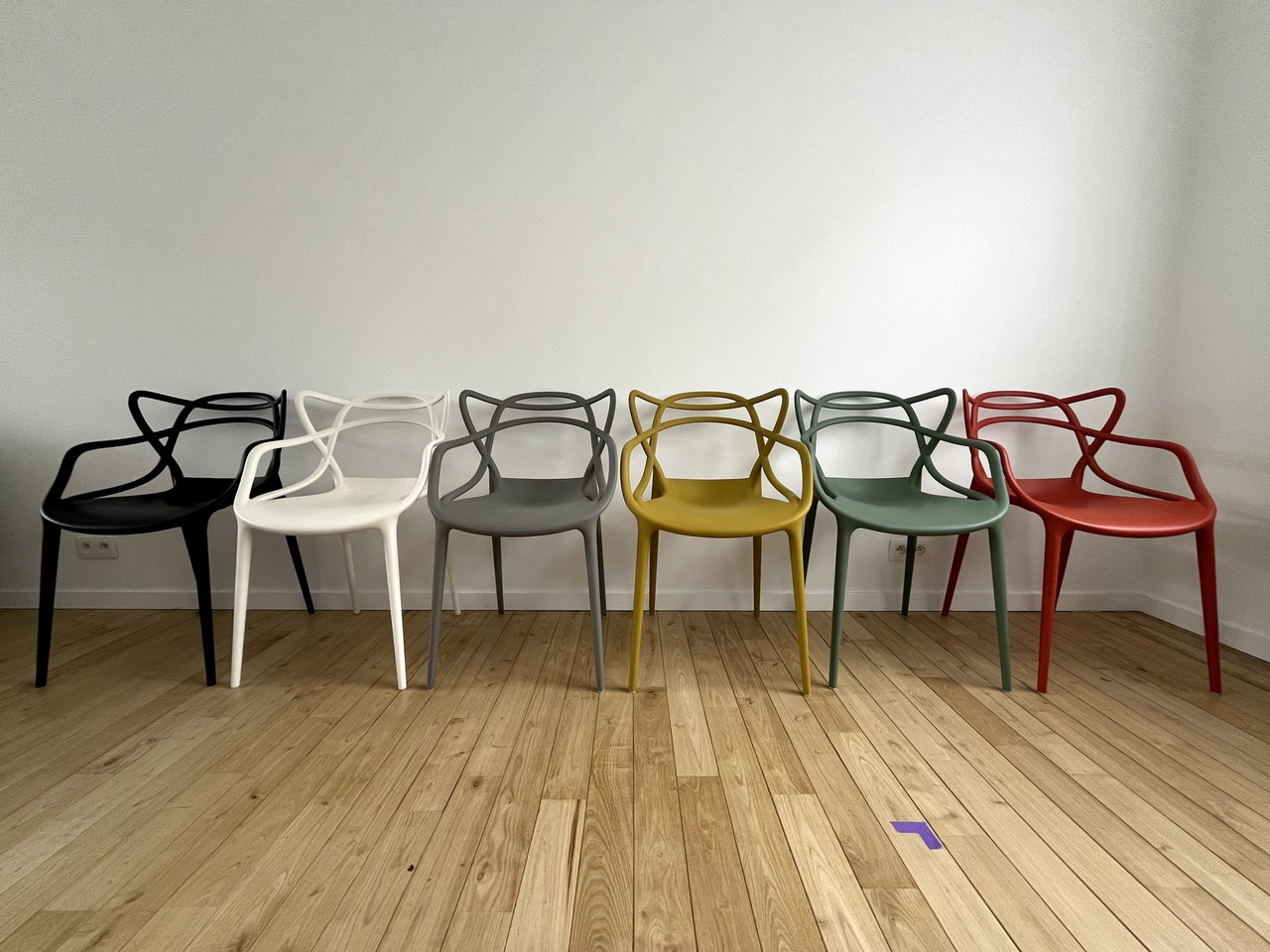 6x Silla Kartell Master