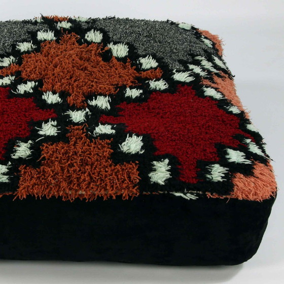 Image 1 of Berber Moroccan floor cushion Pouf Unique handmade