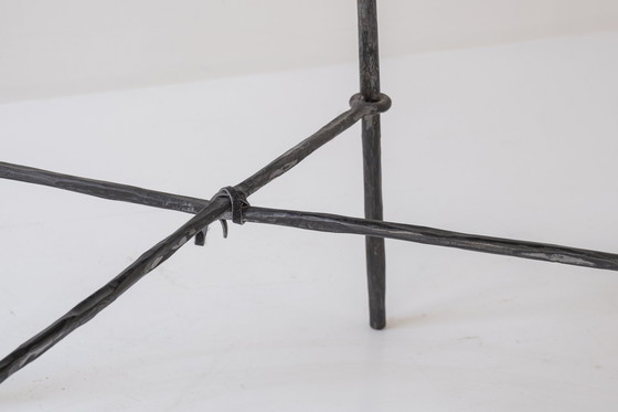 Image 1 of Side chair sculpted in the manner of Diego Giacometti, Italy 1980s. 