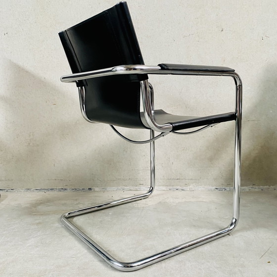 Image 1 of 8 x Matteo Grassi MG5 Visitor dining chairs Mart Stam 1970