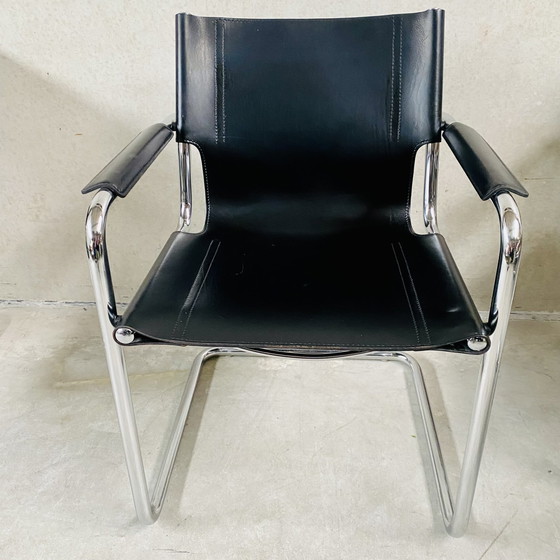 Image 1 of 8 x Matteo Grassi MG5 Visitor dining chairs Mart Stam 1970