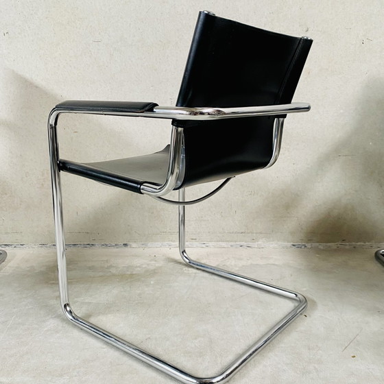 Image 1 of 8 x Matteo Grassi MG5 Visitor dining chairs Mart Stam 1970