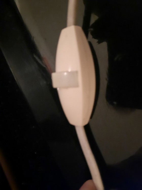 Image 1 of Space Age White Eyeball Table/Wall Lamp 1960s