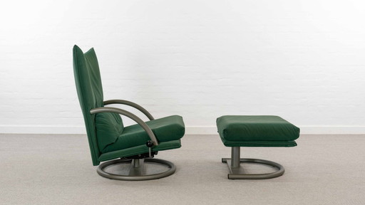 Torino Armchair And Stool 418 By Rolf Benz / Bmp, 90S