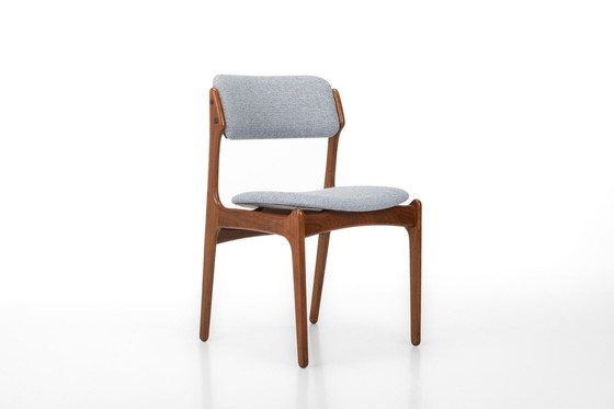 Image 1 of Dining Chairs By Erik Buch For Odense Maskinnedkeri, Denmark, 1960S, Set Of 4