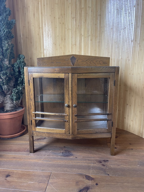 Image 1 of Vintage Tea cabinet / Display case Amsterdam School