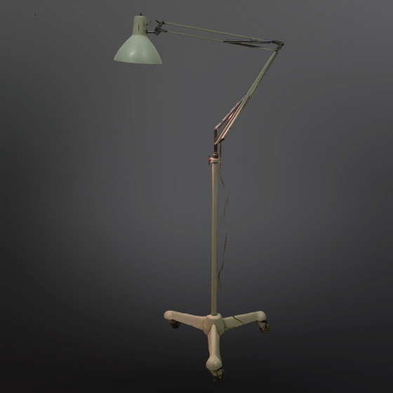 Image 1 of Mid - Century Medical Floor Lamp By H Busquet For Hala, Nl 1960S