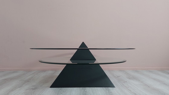 Image 1 of Postmodern Pyramid Coffee Table.