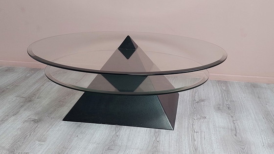 Image 1 of Postmodern Pyramid Coffee Table.