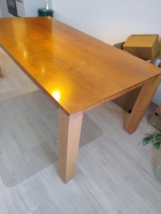 Image 1 of Gelderland Oak Wooden Dining Table