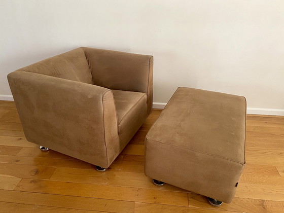 Image 1 of Fauteuil Gelderland 4800 avec pouf