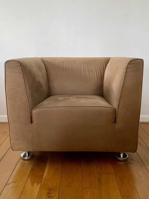 Fauteuil Gelderland 4800 avec pouf