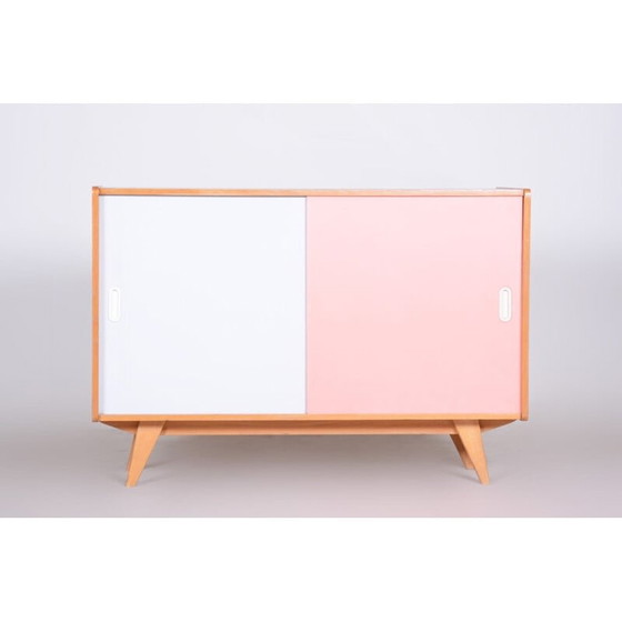 Image 1 of Vintage oak and plywood sideboard by Jiří Jiroutek for Interier Praha, 1950