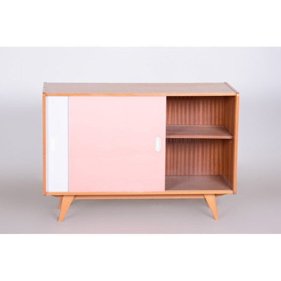 Image 1 of Vintage oak and plywood sideboard by Jiří Jiroutek for Interier Praha, 1950
