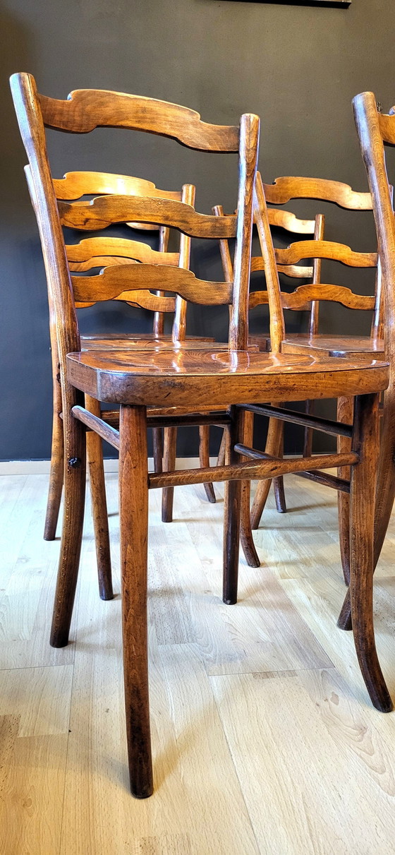 Image 1 of 6x Bistro Chairs In Very Good Condition