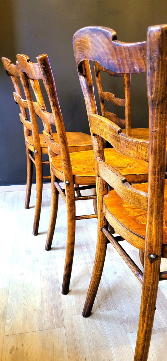 Image 1 of 6x Bistro Chairs In Very Good Condition