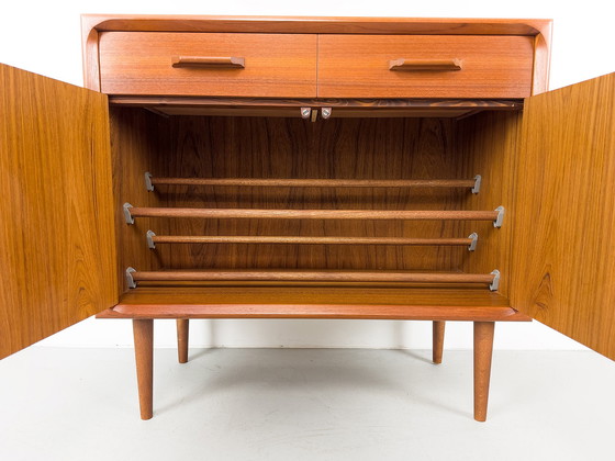 Image 1 of Danish teak shoe cabinet, 1970s