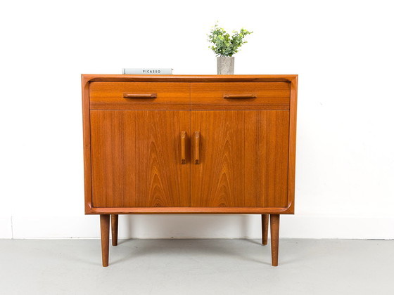 Image 1 of Danish teak shoe cabinet, 1970s