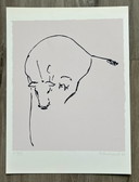 Silkscreen K. Van Dulmen Krumpelman - Cow