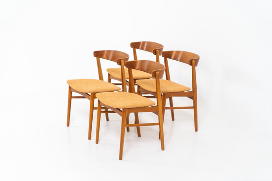 Image 1 of Set Of 4 “Model 206” Dining Chairs By Farstrup 