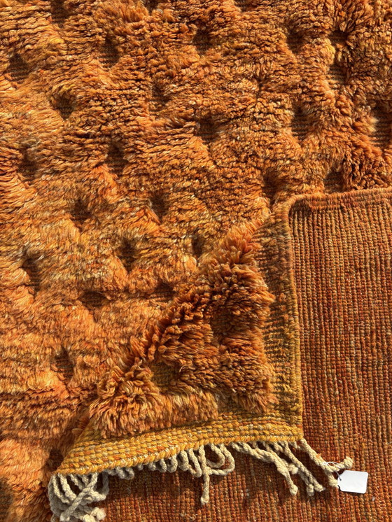 Image 1 of Orange Moroccan Berber Wool Rug 