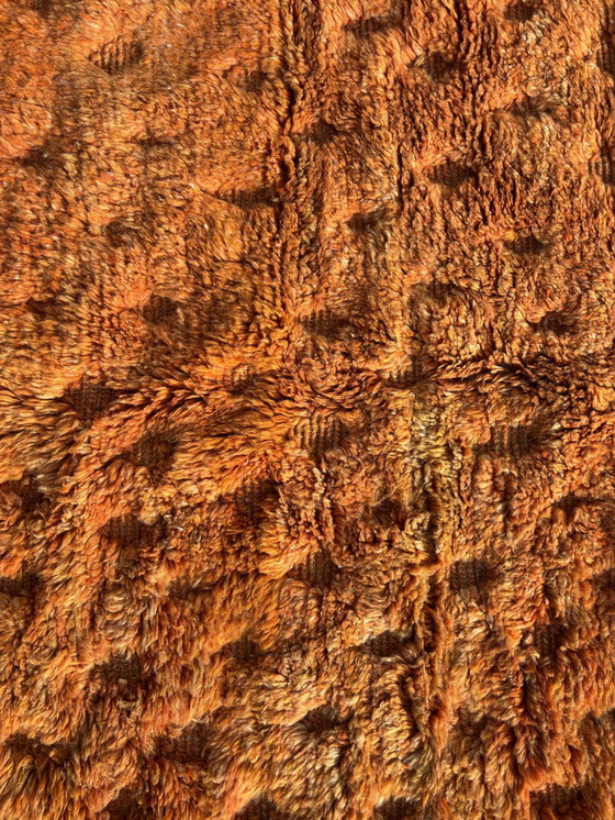 Image 1 of Orange Moroccan Berber Wool Rug 