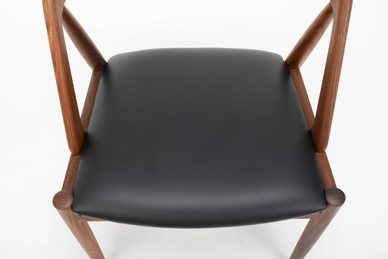 Image 1 of Set Of 6 Dining Chairs By Kai Kristiansen For Schou Andersen, Denmark 1960S