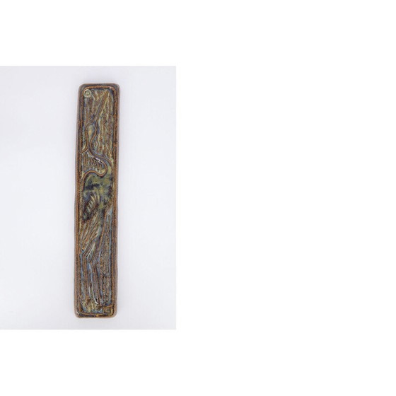 Image 1 of Rilievo vintage in ceramica modernista di Svend Åage Jensen, Danimarca 1960