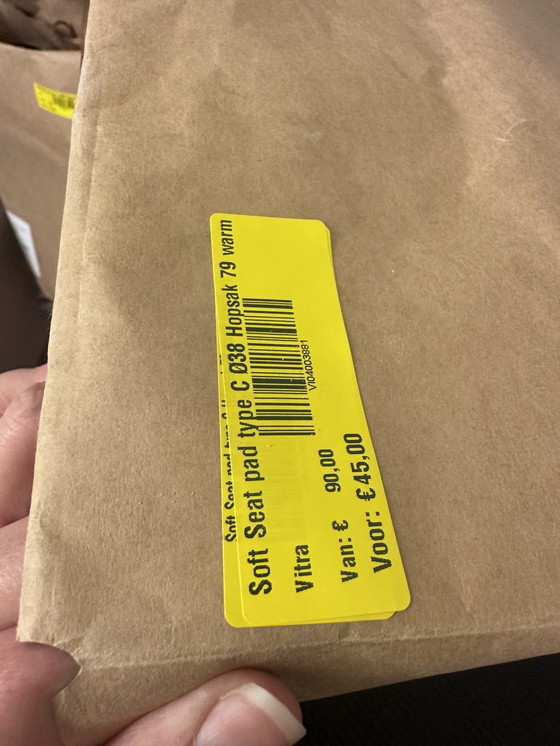 Image 1 of Vitra Soft Seats Type C Hopsak Beige Cushion