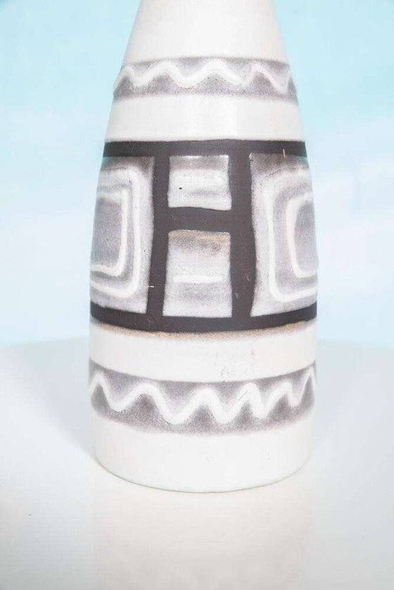 Image 1 of Vaso per fiori vintage W-Germany anni '60, toni naturali boho