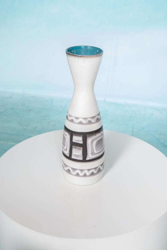 Image 1 of Vaso per fiori vintage W-Germany anni '60, toni naturali boho