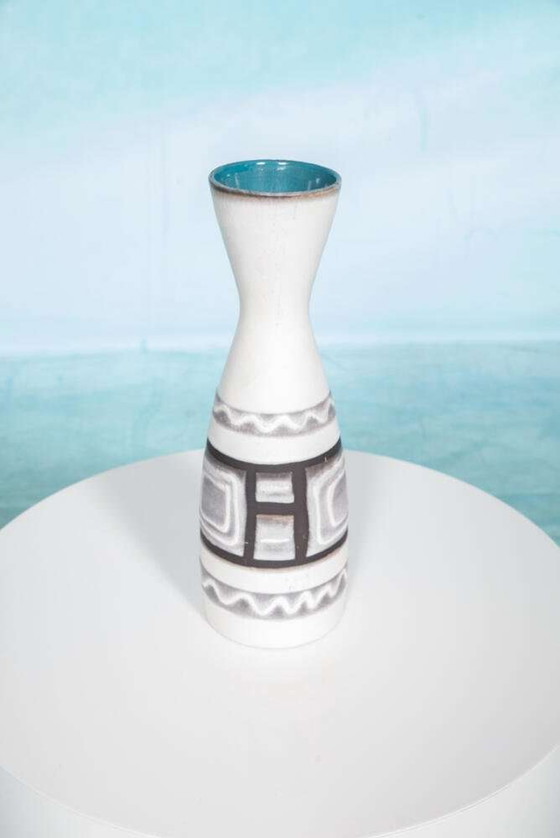Image 1 of Vaso per fiori vintage W-Germany anni '60, toni naturali boho