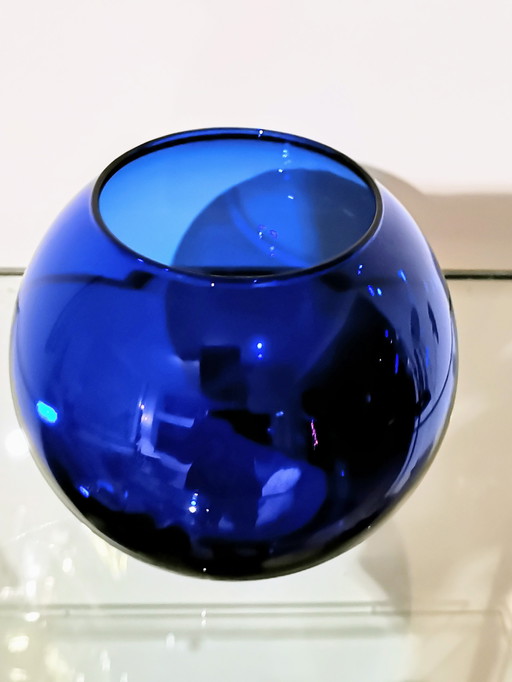 Andries Copier Cobalt blue ball vase