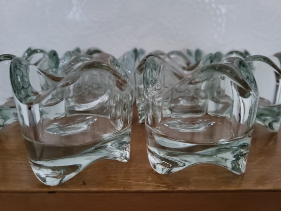 Image 1 of Juego de 10 candelabros Vasnas de Ikea de vidrio transparente