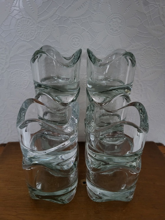 Image 1 of Juego de 10 candelabros Vasnas de Ikea de vidrio transparente