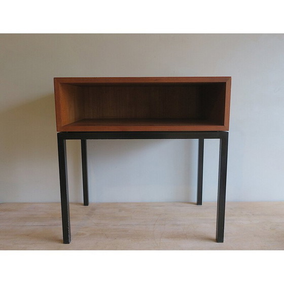 Image 1 of Vintage solid teak and metal console by Florence Knoll for Knoll International, 1960
