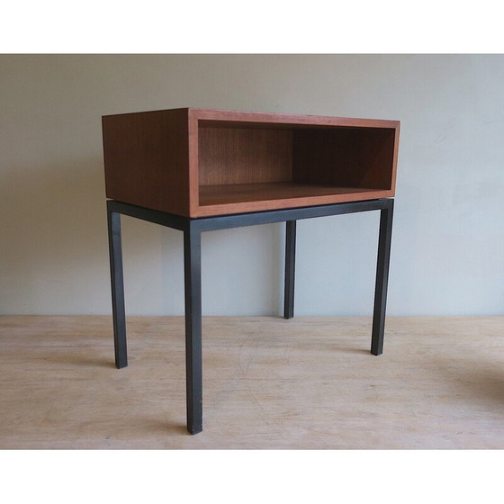 Image 1 of Vintage solid teak and metal console by Florence Knoll for Knoll International, 1960