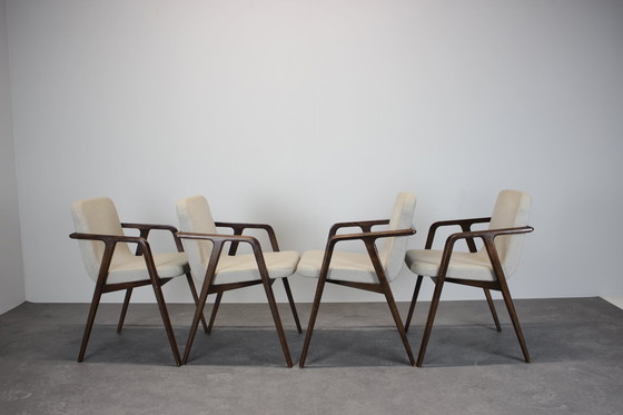 Image 1 of Set Of 4 Lolita Dining Chair With Arms By Porada, 21St Century