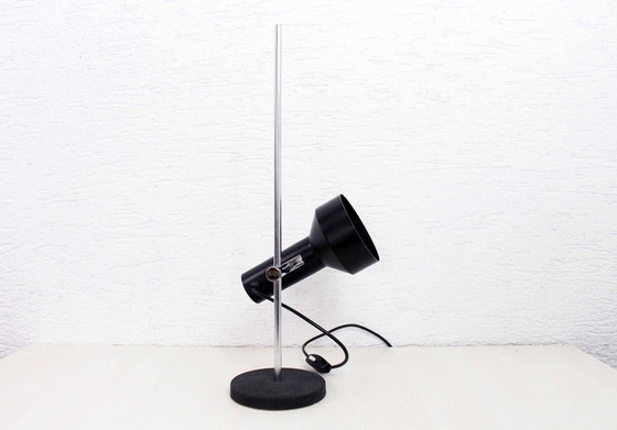 Image 1 of Black Metal Desk Lamp From The 70S