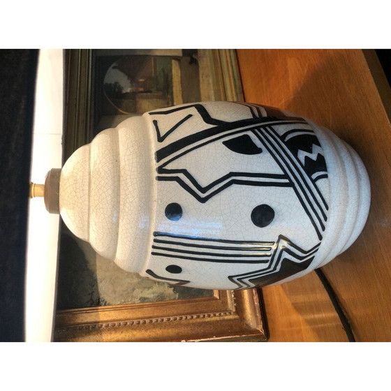 Image 1 of Vintage art deco ceramic lamp