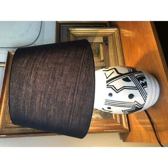Image 1 of Vintage art deco ceramic lamp